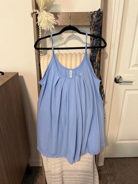 NWOT Zenana Outfitters Sky Blue Pleated Spaghetti Strap Camisole
Never worn